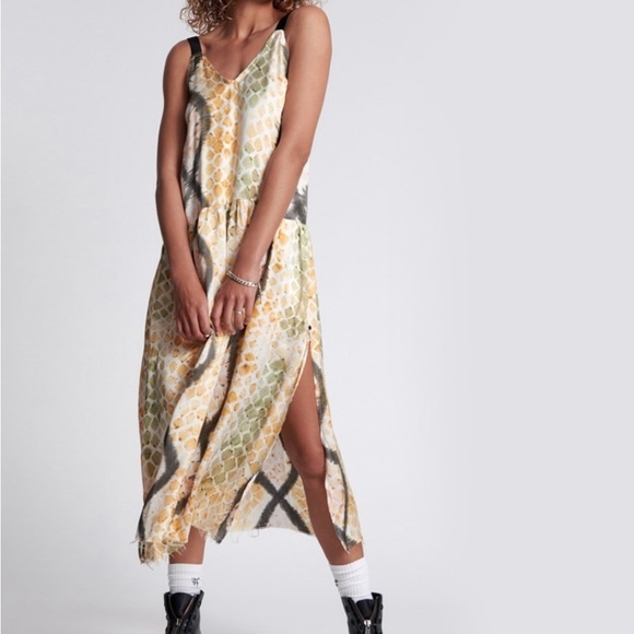 New beautiful One Teaspoon Hand Painted Mystic Snake Runaway Cami Dress size XL - Picture 5 of 6